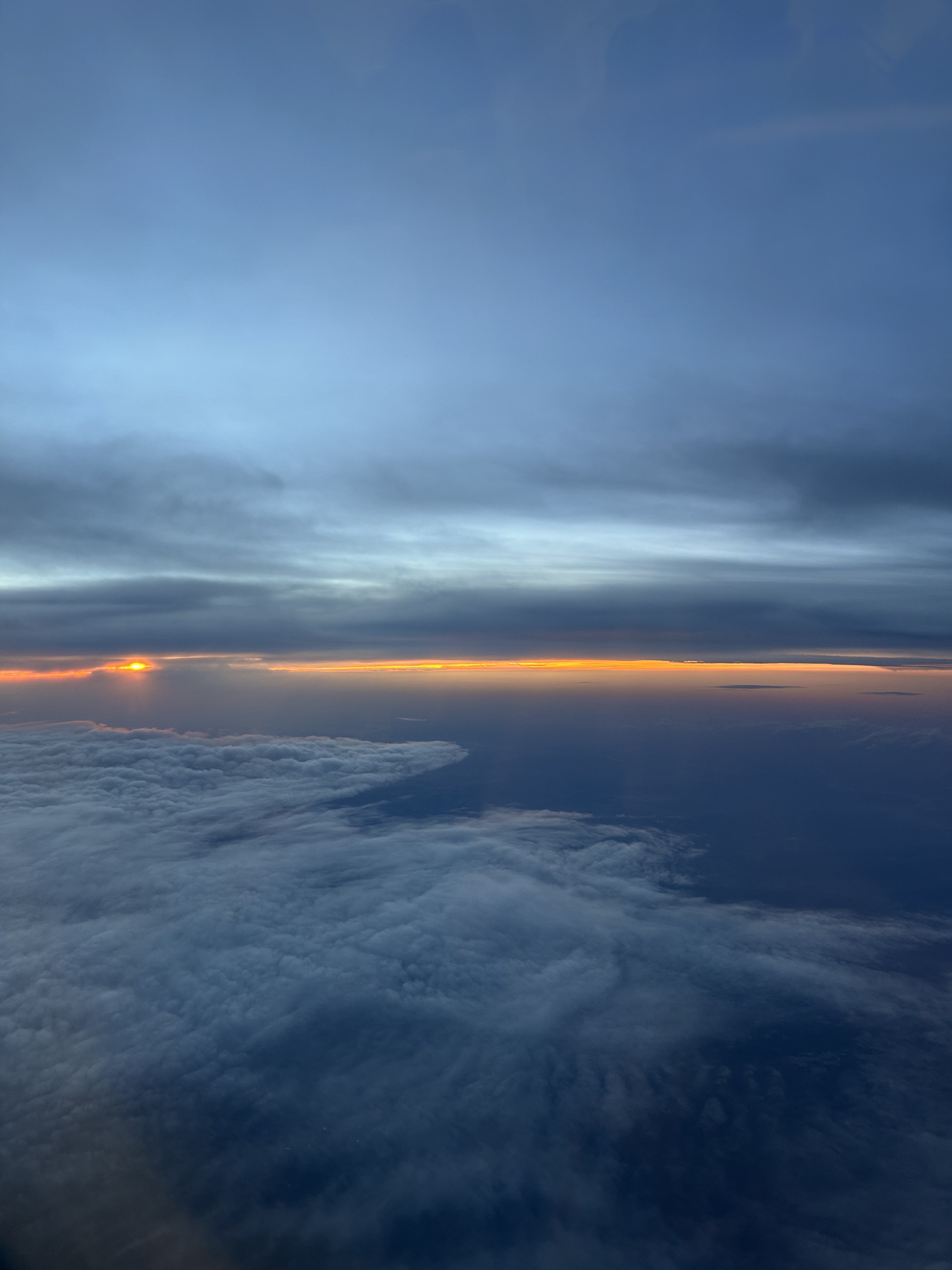 Last light over the sea